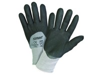 715SNFTK/XL PosiGrip Gray Nylon Shell Black 3/4 Microfoam Nitrile Coating | YarinInd
