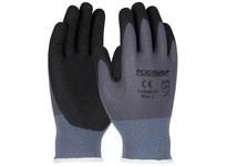 715SNFTP/M PosiGrip 15 Gauge Gray Nylon Shell Black Microfoam Nitrile Palm | YarinInd