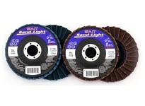 United Abrasives SAIT 71984 Non-Woven Flap Disc Sand-Light™ Flap Discs (Diameter 4-1/2" Arbor 7/8" Color Blue Grade Very Fine Ty