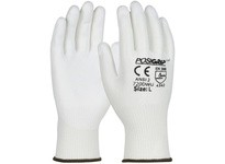 720DWU/S PosiGrip White HPPE Shell White PU Coated Palm | Silicone-Free Gloves