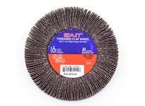 United Abrasives SAIT 72140 Threaded Flap Wheel (Diameter 5" Thick Arbor 3/4" 5/8"-11 Grit 40 Max RPM 12200)