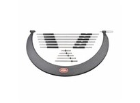 Starrett 724LZ-24 Interchangeable Anvils - .001" Graduation and 18-24" Measuring RangeInterchangeable Anvils - .001" Graduation 