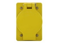 Cooper Eaton 7314RWBK Receptacle WT 20A 125/250V 3P3W H/L Black | Industrial Supplies