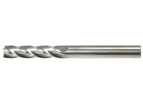 DRILLCO 735A164C 1x1 4-Flute Finishing End Mills Solid Carbide Bright Extra-Long Length Single End