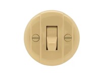 Cooper Eaton 735V-BOX Switch Surface Mount SP for SPT Cord Ivory