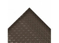 NoTrax 737R0024BL Diamond Plate Vinyl Runner, Anti-Slip Mat, 737 2X75 Black