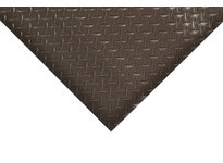 NoTrax 737R0036BL Diamond Plate Vinyl Runner, Anti-Slip Mat, 737 3X75 Black