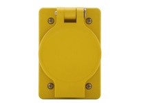 Cooper Eaton 7413RWBK Receptacle Single WT 20A 120/208V | Durable Electrical Supply