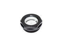 JWWINCO 743.1-32-M42X1.5-AS GN743.1-32-M42X1.5-AS Oil Sight Glass Aluminum Black-With Reflector