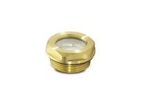 JWWINCO 743.2-11-M16X1.5-B GN743.2-11-M16X1.5-B Oil Sight Glass Brass Natural Glass Type B | YarinInd