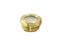 JWWINCO 743.3-18-G3/4-B GN743.3-18-G3/4-B Oil Sight Glass Brass ESG Glass Without Reflector