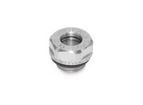 JWWINCO 743.6-18-M27X1.5 GN743.6-18-M27X1.5 Oil Sight Glass Alum ATEX Explosion Protection