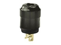 Hubbell Wiring 7465NB LKG PLUG CM MIDGET 15A 125V | YarinInd