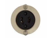 Cooper Eaton 7468 Flanged Out Midget 15A125V 2P2W Pol H/L Black | Industrial Supplies