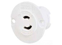 Hubbell Wiring 7468NCR LKG RCPT CM MIDGET 15A 125V ML-1R