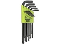 Bondhus 74937 Set 13 ProHold Ball End L-Wrenches .050-3/8" | Durable Tools
