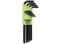Bondhus 74938 Set 10 ProHold Ball End L-Wrenches 1/16-1/4"