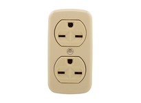 Cooper Eaton 74V-BOX Receptacle Duplex 15A250V 2P3W Surf Mnt Str Ivory