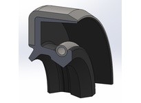 Dichtomatik 081340TM 75001352 NITRILE DOUBLE LIP SPRING SEAL | YarinInd