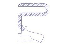 Dichtomatik 12182VH 75003313 Nitrile Single Lip Spring Reverse C Shaft Seals | Quality Industrial Supplies