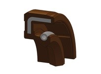 Dichtomatik 125X140X10VSF 75003579 Viton Single Lip Special Fully Encased Shaft Seals