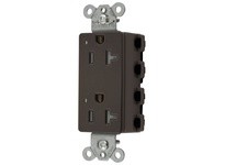 Hubbell Wiring SNAP2162LTRA SNAPCONNECT DECO 20A/125V LED TR BR
