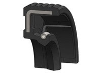 Dichtomatik 25X35X7VSGW12 75010745 DESIGN SPECIAL SHAFT SEALS