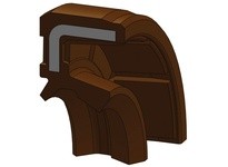 Dichtomatik 35X40X7VKC 75013584 Viton Double Lip Fully Rubberized C Shaft Seals