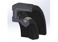 Dichtomatik 72X95X12SC 75018228 Nitrile Single Lip Spring Fully Rubberized Shaft Seals