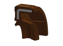 Dichtomatik 8X15X3VKF 75018883 DESIGN SPECIAL SHAFT SEALS