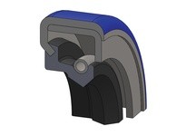 Dichtomatik 90X110X8SA 75019011 NITRILE SINGLE LIP DOUBLE CASE SHAFT SEALS