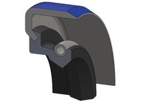 Dichtomatik 90X120X12SB-H 75019044 NITRILE SINGLE LIP SPRING SHAFT SEALS | Quality Supplies