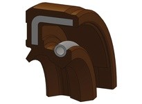 Dichtomatik 95X120X12VTF 75019149 Viton Double Lip Spring Special Ful Shaft Seals