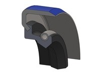 Dichtomatik 95X125X12SB-H 75019157 NITRILE SINGLE LIP SPRING LIP ATTAC SHAFT SEALS