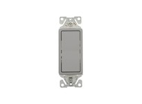 Cooper Eaton 7503-9GY Decorator Switch 3W 15A 120/277V AG Gray | YarinInd