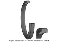 Dichtomatik ANS4500 75054366 Wiper AN Style Polyurethane 92 Duro Slotted Heel Wiper Inch