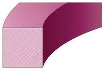 Dichtomatik CRD 437 NC70R-SQ 75065638 EXTRUDED CORD-NBR 70 SQ-RING CS