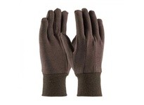 750LC Brown Jersey Glove Cotton Standard Weight Clute Cut Knit Wrist Ladies' | YarinInd