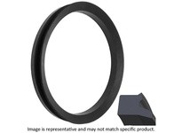 Dichtomatik DWS2000 75184618 Wiper D Style Polyurethane 92 Duro Slotted Heel Wiper Inch