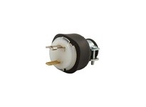 Cooper Eaton 7548 Plug 15A 125V 2P2W H/L .625" Black | YarinInd