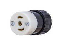 Hubbell Wiring 7593NC LKG CONN MIDGET 15A 125V ML-2R BR | YarinInd