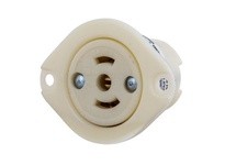 Hubbell Wiring 7596ER LKG FLG-RCPT MIDGET 15A 125V ML-2R