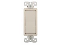 Cooper Eaton 7604LA-BOX Switch Deco 4Way 15A 120/277V AutoGrd Light Almond | YarinInd
