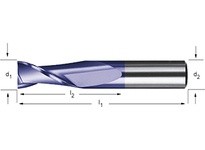 Dormer S2083/16 7648549 End Mill 2FL 3/16 inch