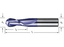 Dormer S2135.0 7648624 Ball-Nosed End Mill 5.00 mm | YarinInd