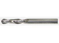 DRILLCO 765A124C 3/8x3/8 2-Flute Ball Nose Finishing End Mills | Solid Carbide Extra-Long
