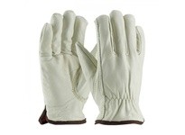 PIP 77-268 Natural Medium Grain Cowhide Leather Driver's Gloves - Keystone Thumb - 9.6 in Length - 77-268/M