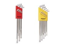 Bondhus 77099 Set 9 BriteGuard Stubby Double Ball MM L-Wrenches XL (1.5-10mm) | High-Quality Tools