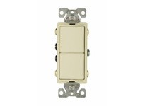 Cooper Eaton 7731A-BOX SW Deco Comb 3Way/3Way 15A 120/277V AL