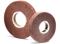 United Abrasives SAIT 77327 Non-Woven Flap Brushes (Diameter 6" Thick Arbor 1" 2" Grade Very Fine Max RPM 3400)